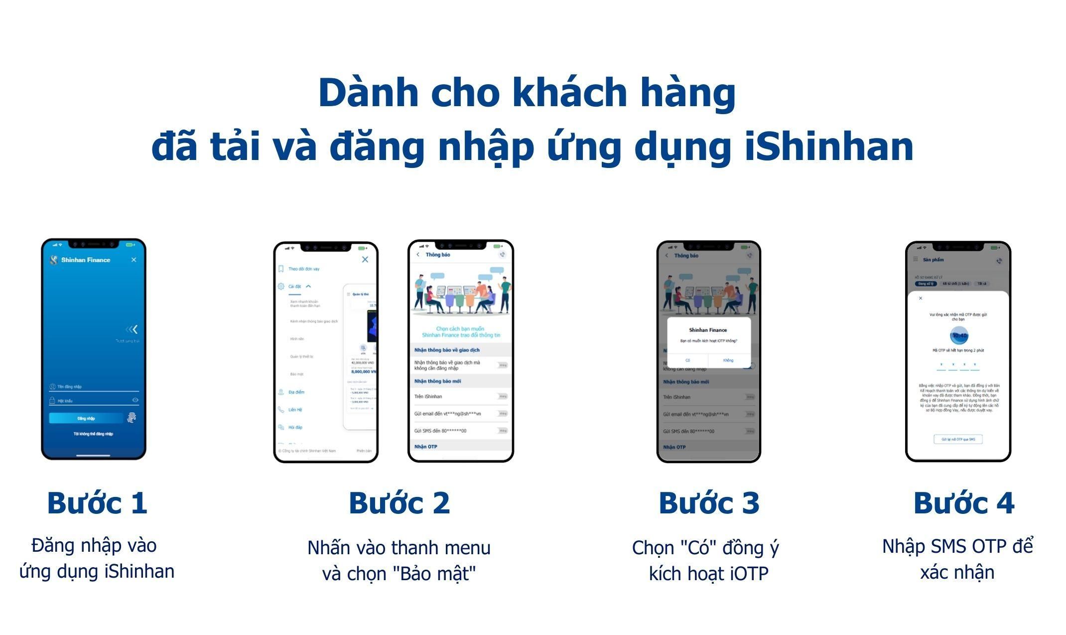 Dành cho khách hàng lần đầu tải và đăng nhập ứng dụng iShinhan